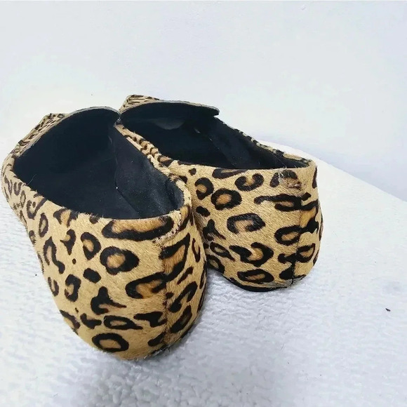 Jeffry Campbell vionnet leopard print pony hair pointed toe flats size 40 - Picture 7 of 14
